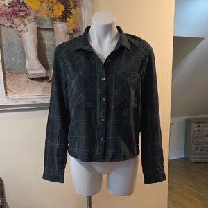 Kensie Plaid Button-Up